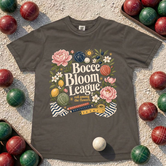 Bocce Bloom League T-Shirt