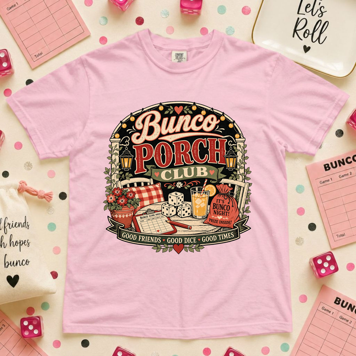 Bunco Porch Club T-Shirt