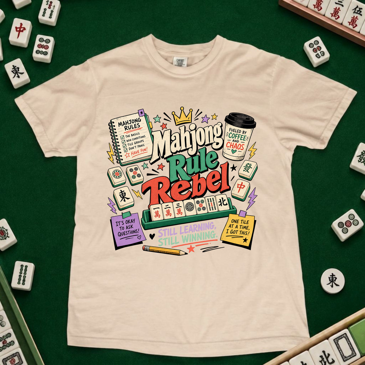 Mahjong Rule Rebel T-Shirt