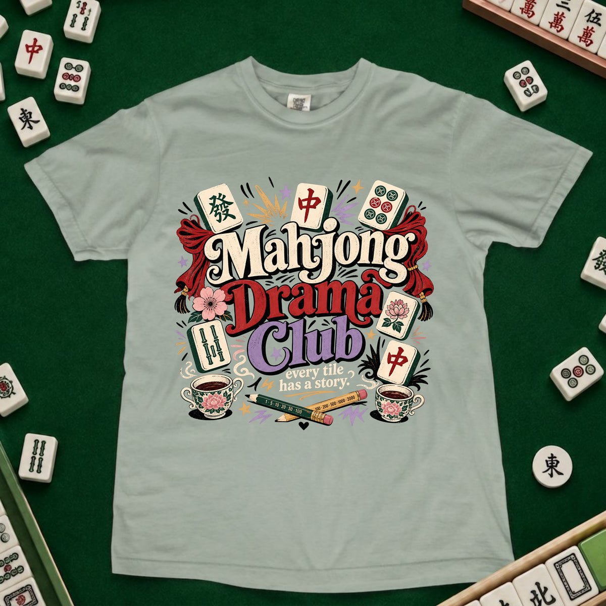 Mahjong Drama Club T-Shirt