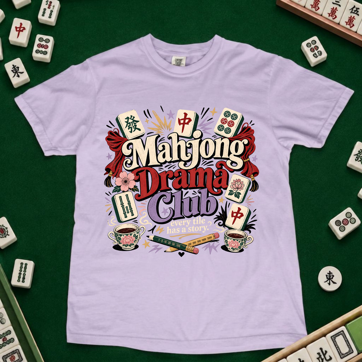 Mahjong Drama Club T-Shirt