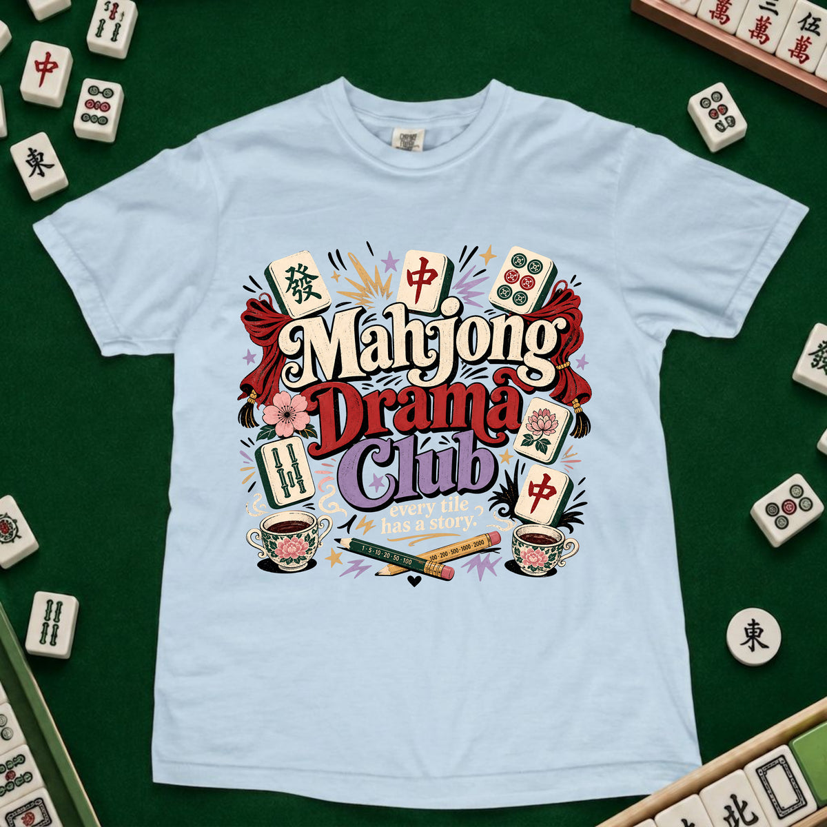 Mahjong Drama Club T-Shirt