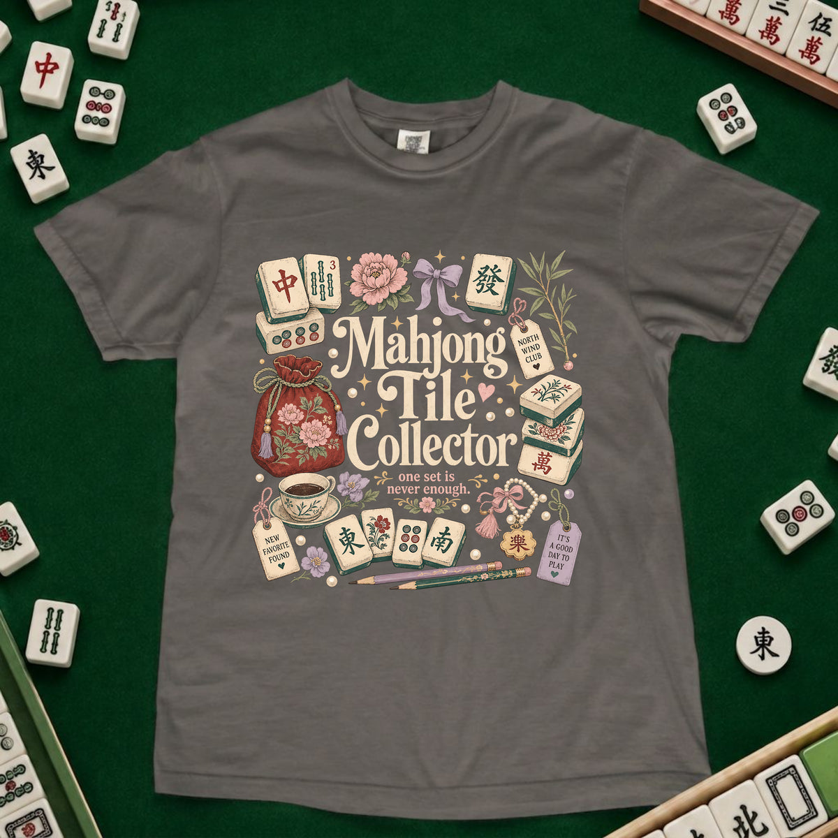 Mahjong Tile Collector T-Shirt