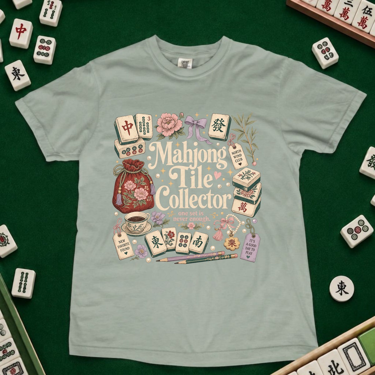 Mahjong Tile Collector T-Shirt