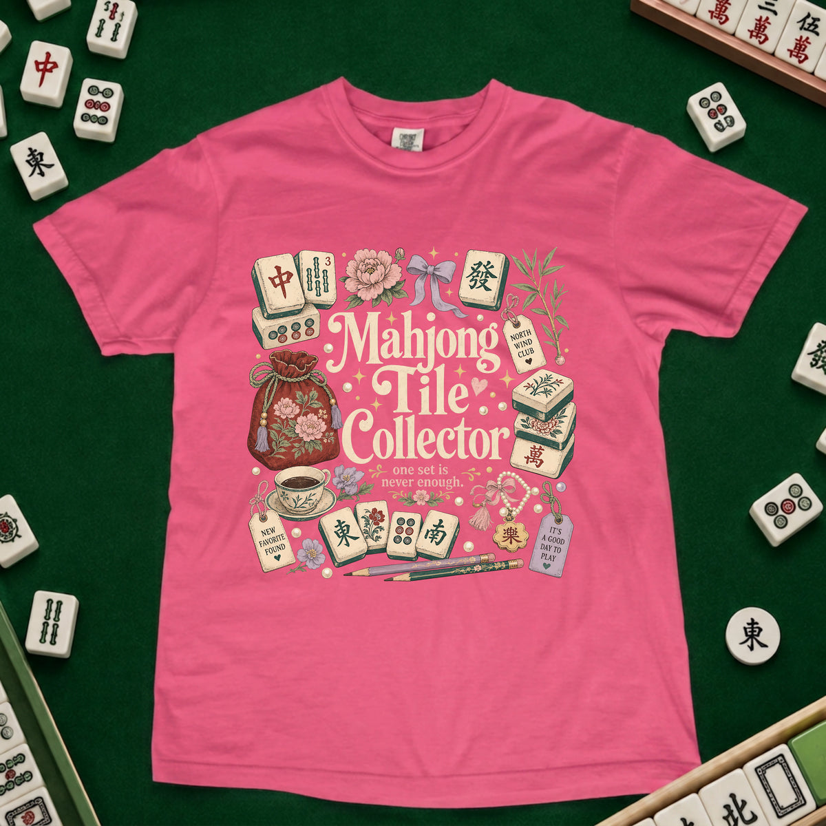 Mahjong Tile Collector T-Shirt
