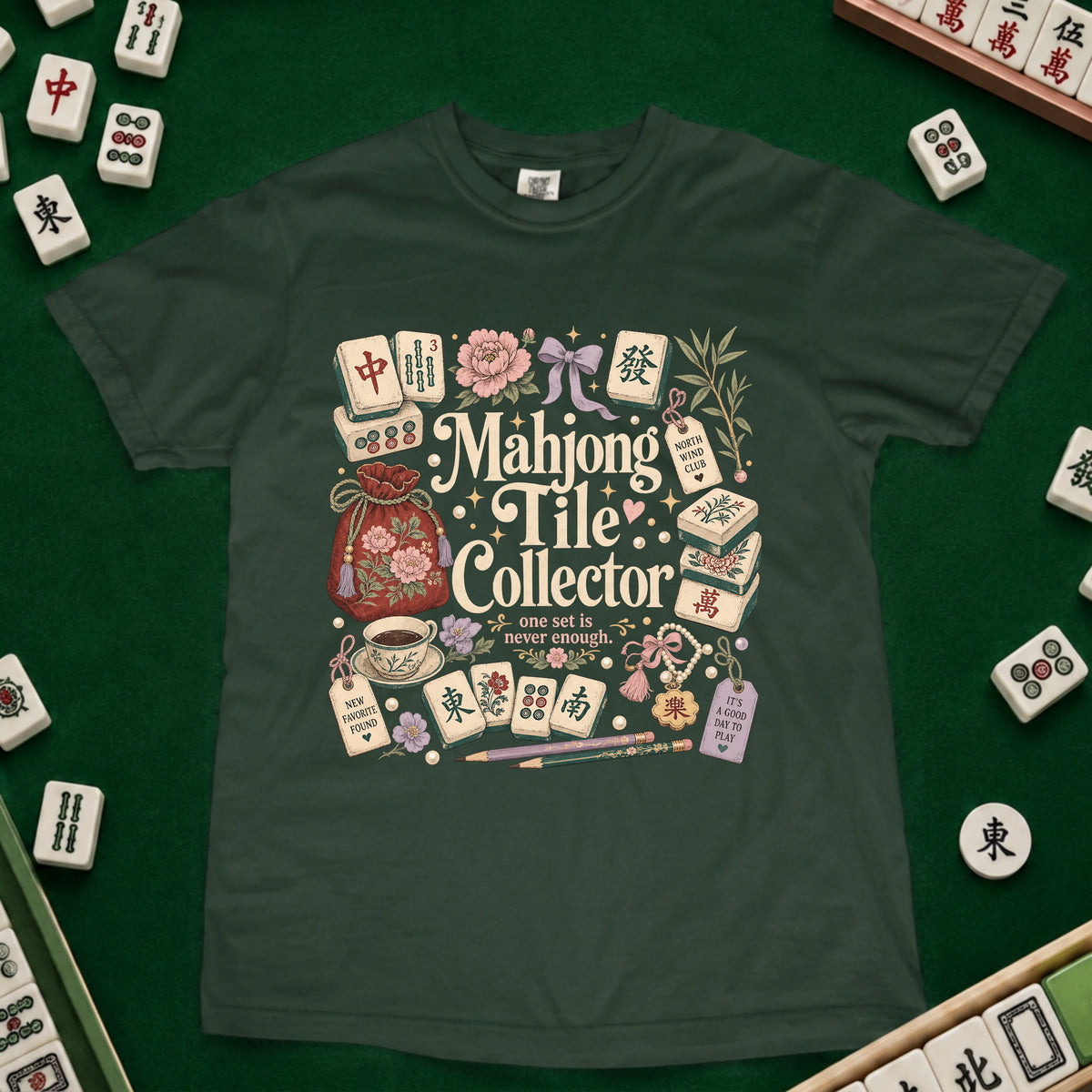 Mahjong Tile Collector T-Shirt