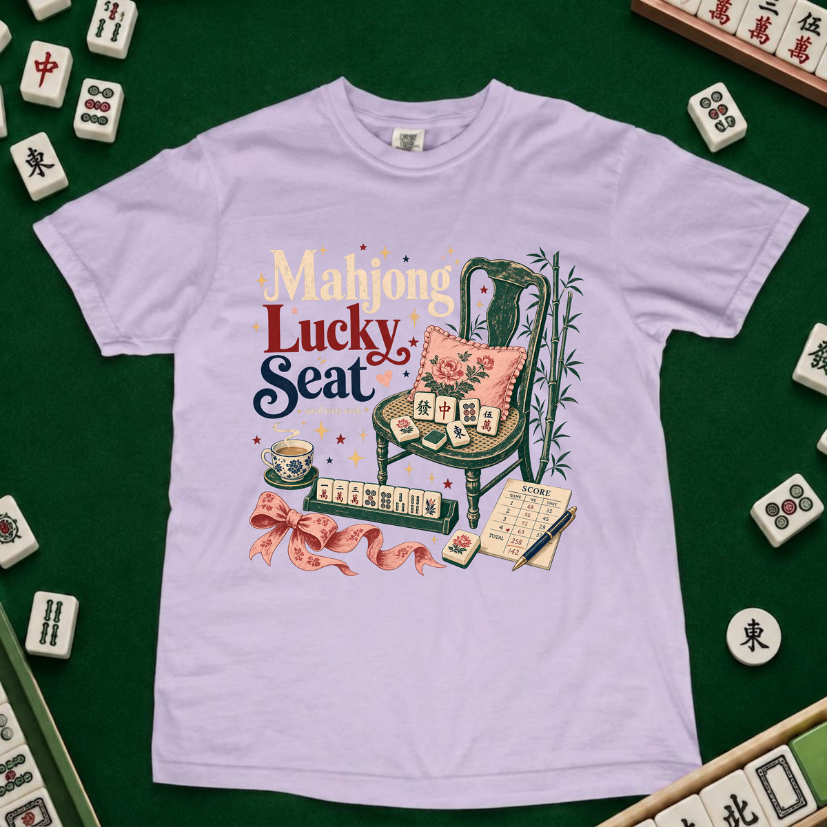 Mahjong Lucky Seat T-Shirt