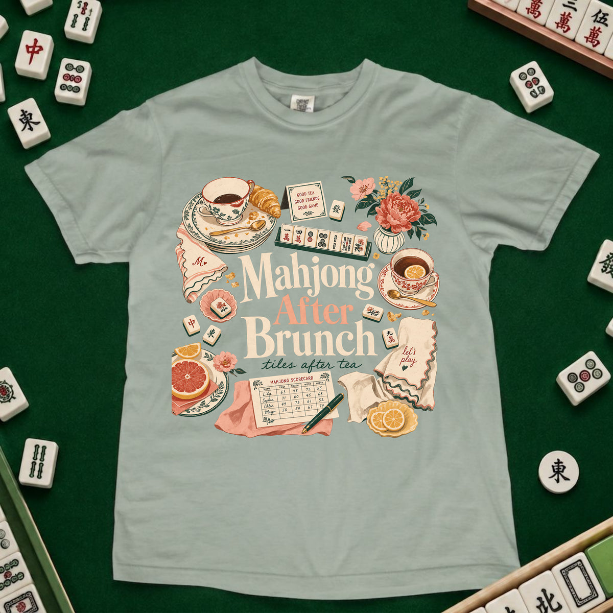 Mahjong After Brunch T-Shirt