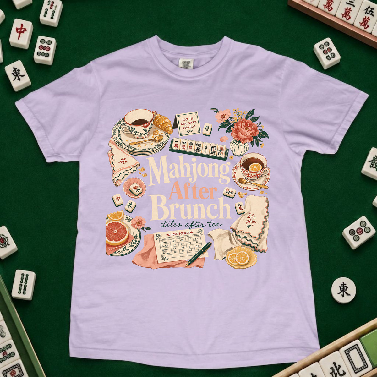 Mahjong After Brunch T-Shirt