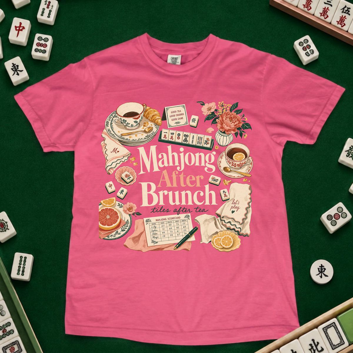 Mahjong After Brunch T-Shirt