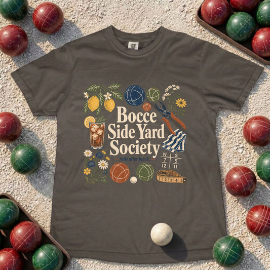 Bocce Side Yard Society T-Shirt