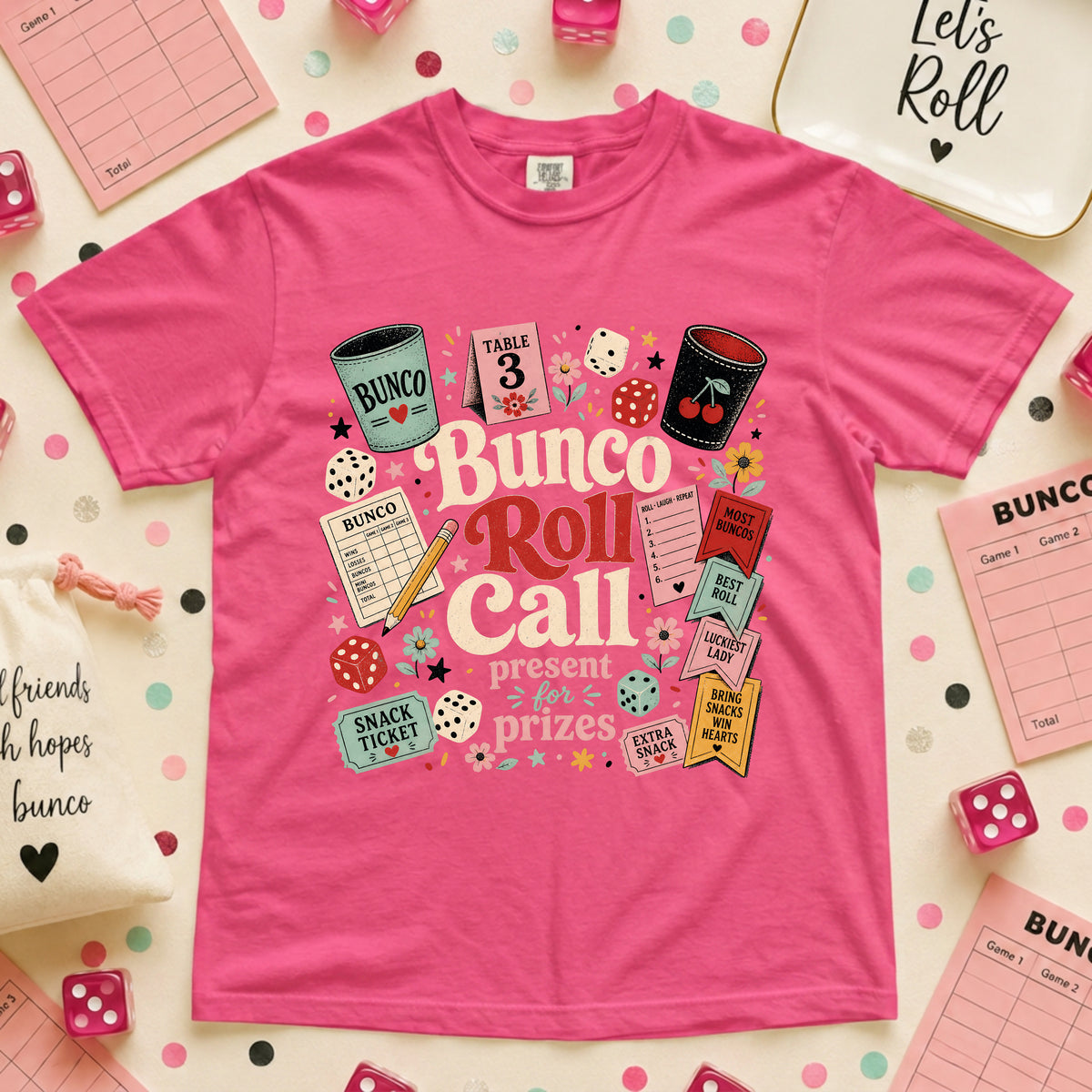 Bunco Roll Call T-Shirt