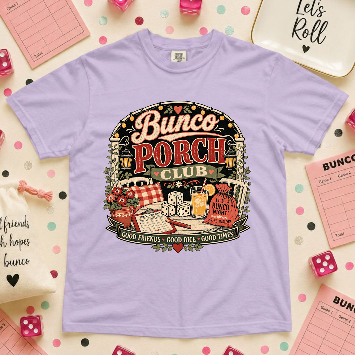 Bunco Porch Club T-Shirt