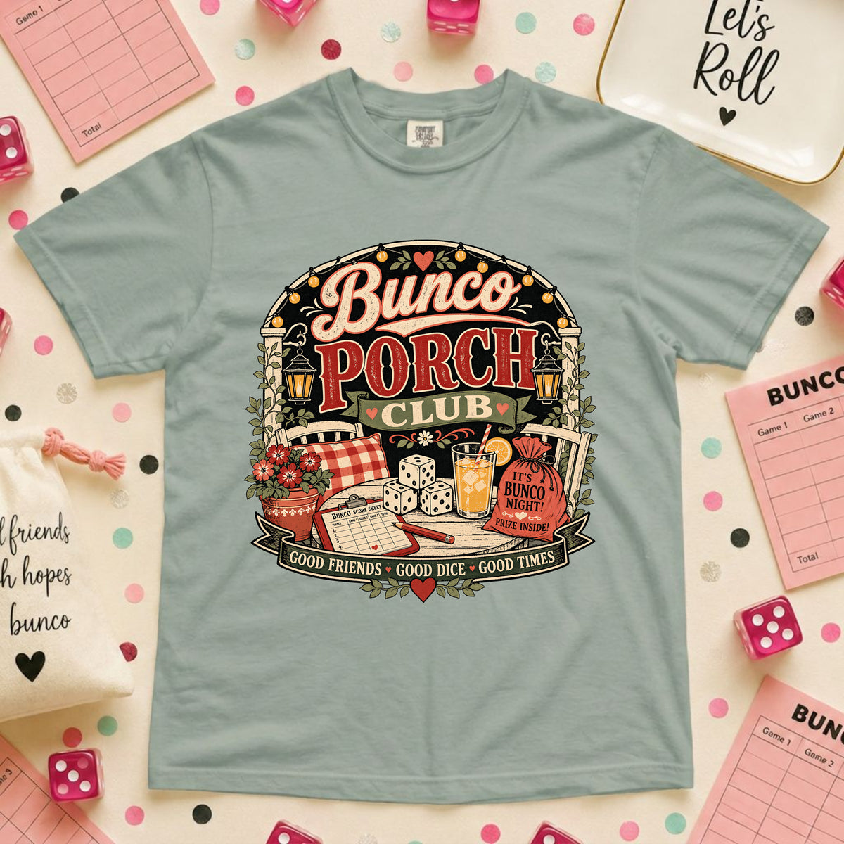 Bunco Porch Club T-Shirt