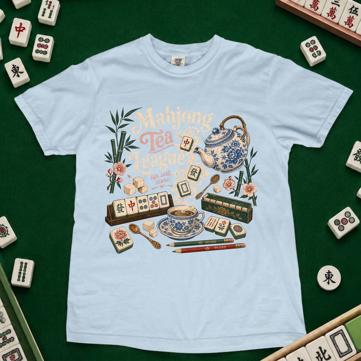 Mahjong Tea League T-shirt